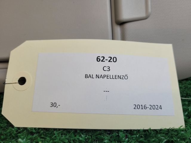 bontott CITROËN C3 III Bal Napellenző