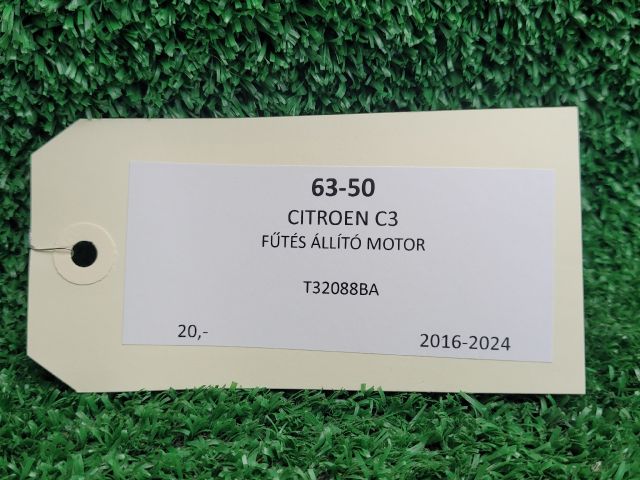 bontott CITROËN C3 III Fűtés Állító Motor