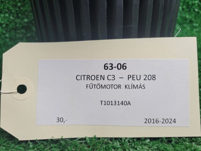 bontott CITROËN C3 III Fűtőmotor (Klímás)