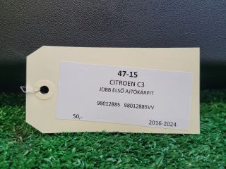 bontott CITROËN C3 III Jobb első Ajtó Kárpit