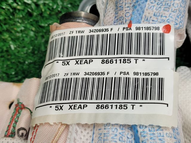 bontott CITROËN C3 III Jobb első Függöny Légzsák