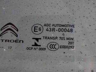 bontott CITROËN C3 III Jobb hátsó Ablak
