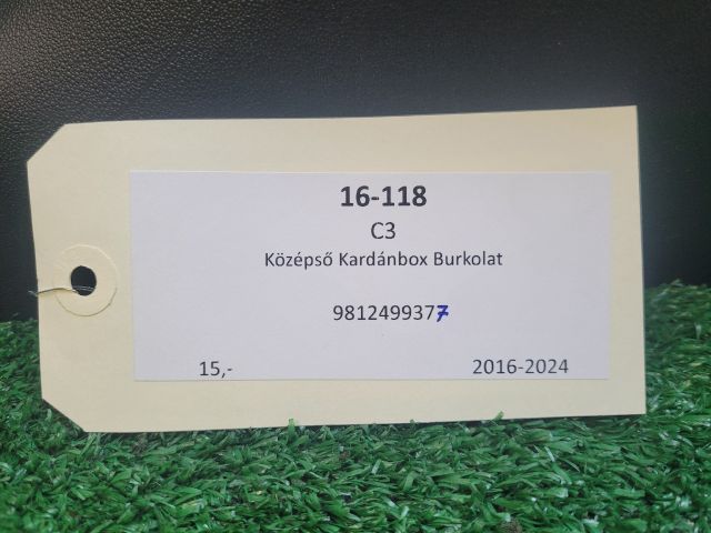 bontott CITROËN C3 III Középső Kardánbox Burkolat