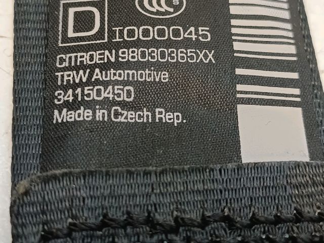 bontott CITROËN C3 Jobb első Biztonsági Öv