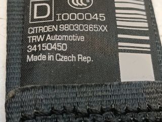 bontott CITROËN C3 Jobb első Biztonsági Öv