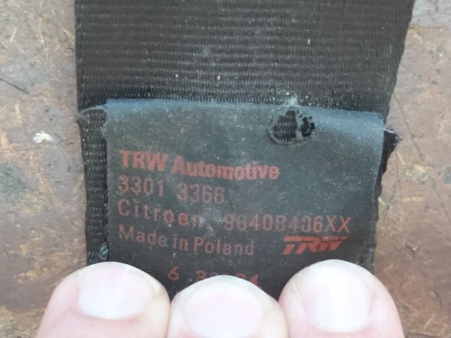 bontott CITROËN C3 Jobb első Biztonsági Öv