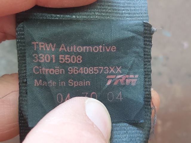 bontott CITROËN C3 Jobb hátsó Biztonsági Öv