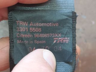 bontott CITROËN C3 Jobb hátsó Biztonsági Öv