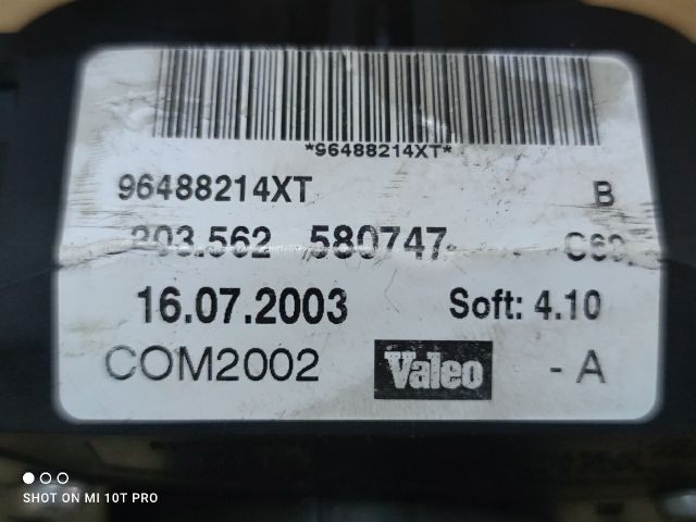 bontott CITROËN C3 Komplett Kormánykapcsoló (Bajuszkapcsoló)