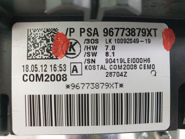 bontott CITROËN C3 Komplett Kormánykapcsoló (Bajuszkapcsoló)