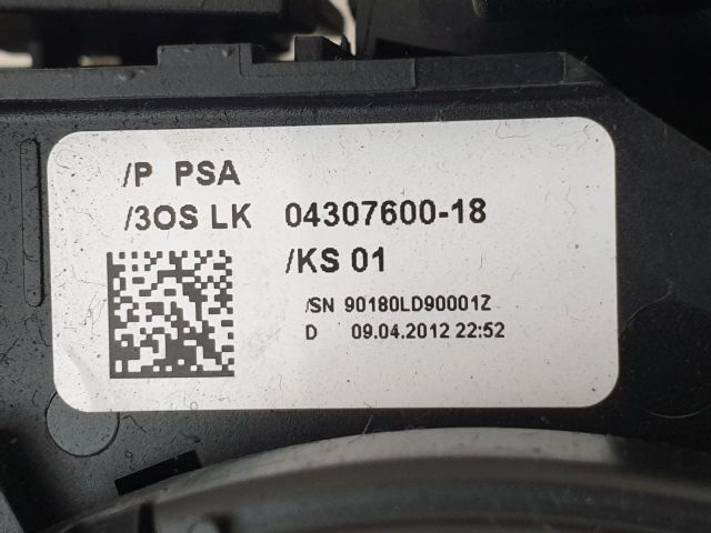 bontott CITROËN C3 Komplett Kormánykapcsoló (Bajuszkapcsoló)