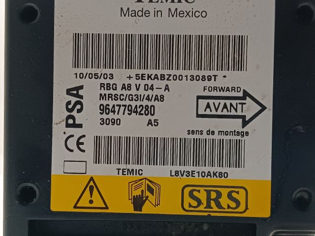 bontott CITROËN C3 Légzsák Elektronika