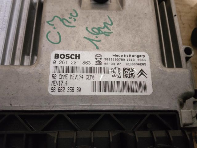 bontott CITROËN C3 Motorvezérlő