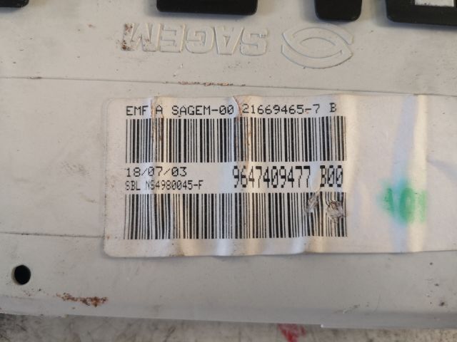 bontott CITROËN C3 Multifunkciós Kijelző