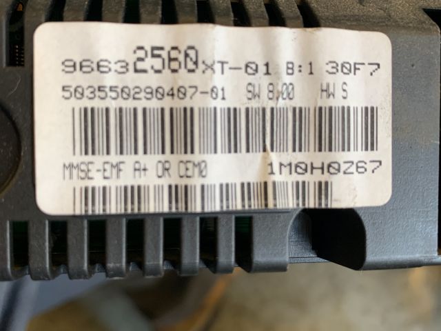 bontott CITROËN C3 Multifunkciós Kijelző