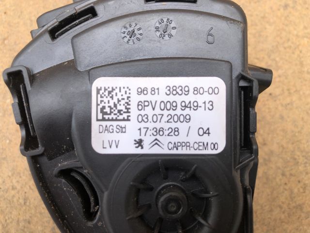 bontott CITROËN C3 PICASSO Gázpedál (Elektromos)