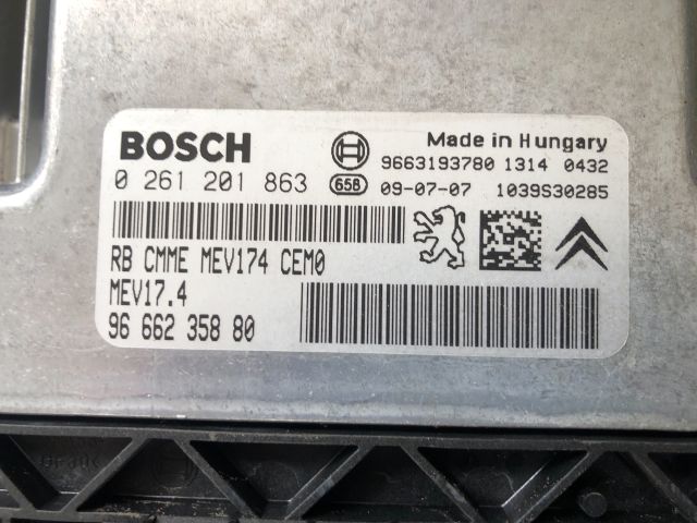 bontott CITROËN C3 PICASSO Motorvezérlő