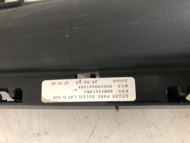 bontott CITROËN C3 PICASSO Bal hátsó Árnyékoló Roló