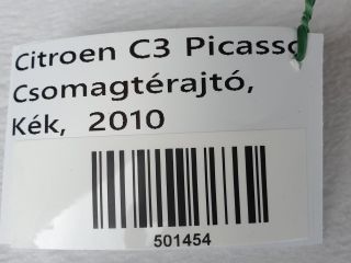 bontott CITROËN C3 PICASSO Csomagtérajtó (Részeivel)