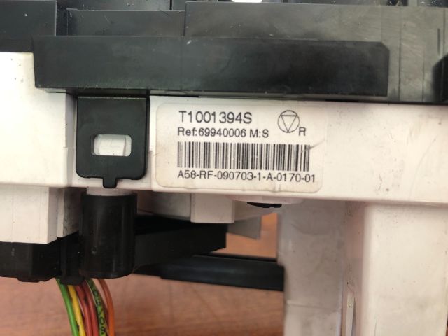 bontott CITROËN C3 PICASSO Fűtéskapcsoló (manuális klímás)