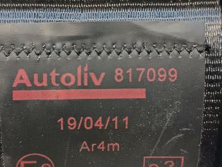 bontott CITROËN C3 PICASSO Hátsó középső Biztonsági Öv