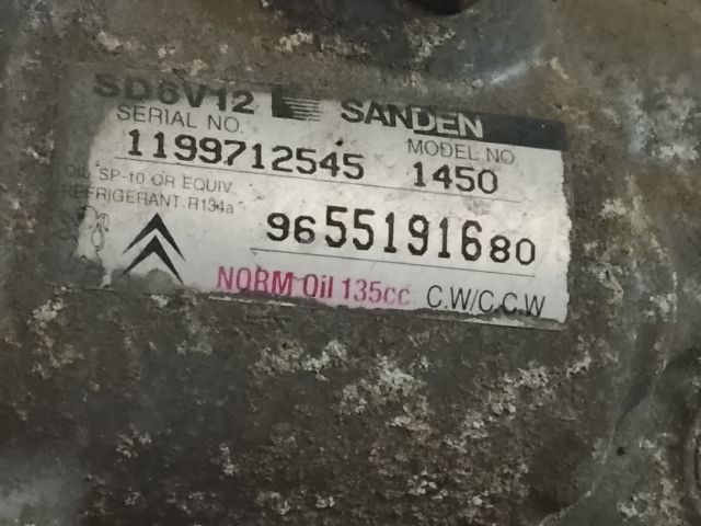 bontott CITROËN C3 PLURIEL Klímakompresszor