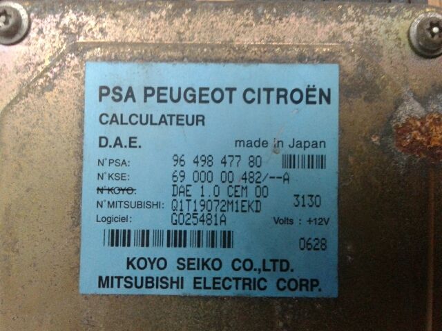 bontott CITROËN C3 PLURIEL Csomagtérajtó (Üres lemez)