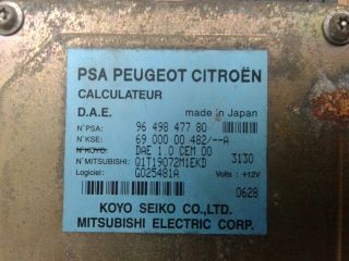 bontott CITROËN C3 PLURIEL Csomagtérajtó (Üres lemez)