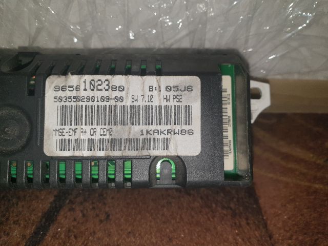 bontott CITROËN C3 PLURIEL Multifunkciós Kijelző