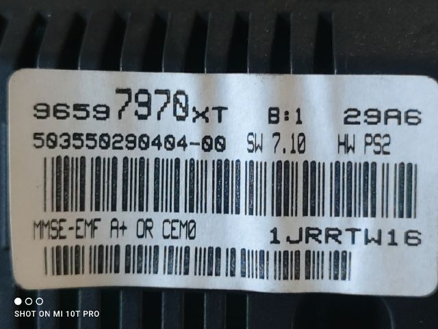 bontott CITROËN C3 PLURIEL Multifunkciós Kijelző