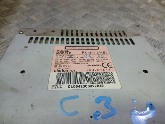 bontott CITROËN C3 Rádió / CD