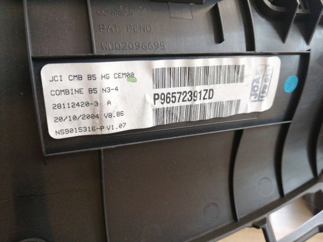 bontott CITROËN C4 Kilométeróra