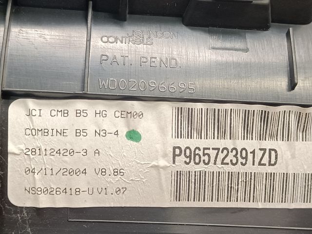 bontott CITROËN C4 Kilométeróra