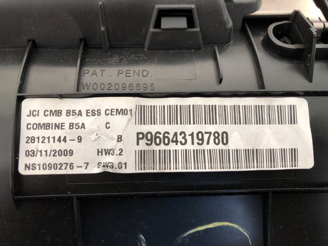 bontott CITROËN C4 Kilométeróra