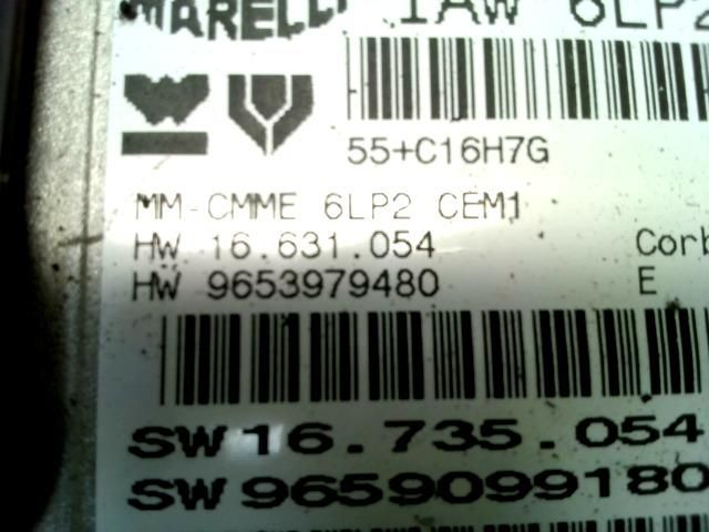 bontott CITROËN C4 Motorvezérlő