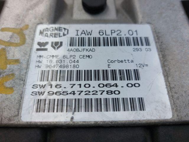 bontott CITROËN C4 Motorvezérlő