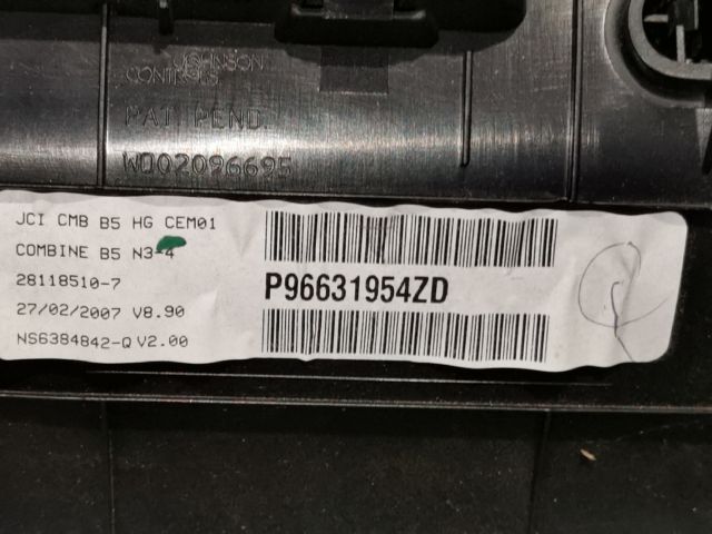 bontott CITROËN C4 Kilométeróra