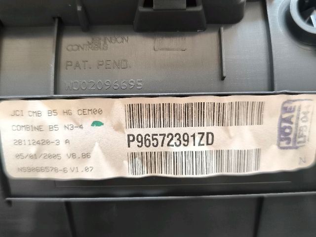 bontott CITROËN C4 Kilométeróra