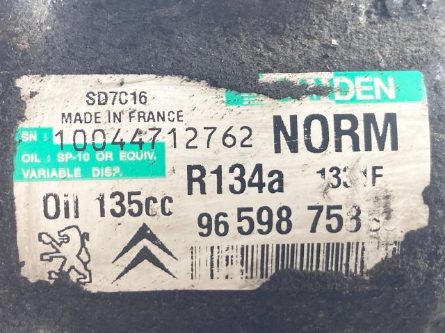 bontott CITROËN C4 Klímakompresszor