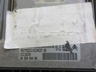 bontott CITROËN C4 Motorvezérlő