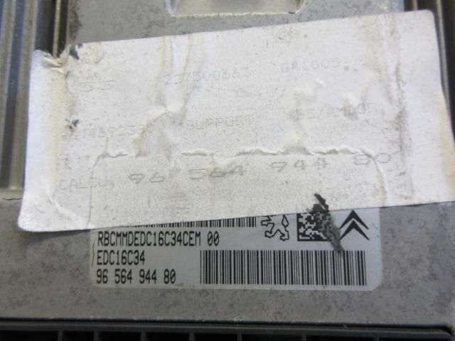 bontott CITROËN C4 Motorvezérlő