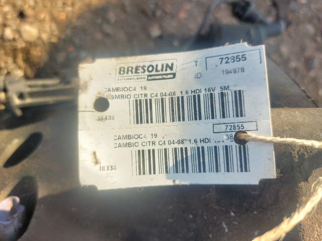 bontott CITROËN C4 Váltó (Mechanikus)