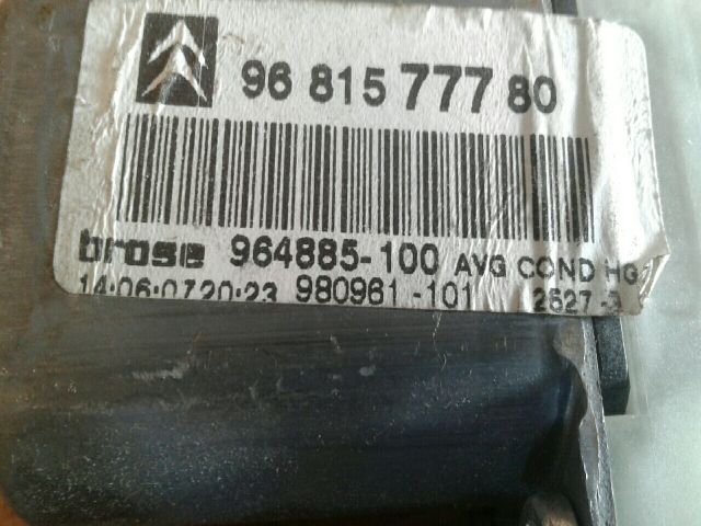 bontott CITROËN C4 Bal első Ablakemelő Motor