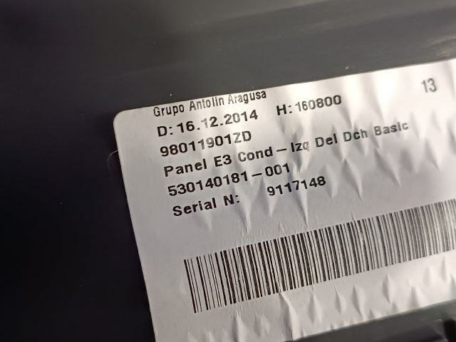 bontott CITROËN C4 CACTUS Jobb első Ajtó Kárpit