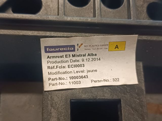 bontott CITROËN C4 CACTUS Könyöklő