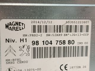 bontott CITROËN C4 CACTUS Navigációs Fejegység