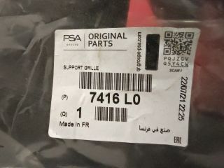 bontott CITROËN C4 Első Lökhárító Tartó Felső