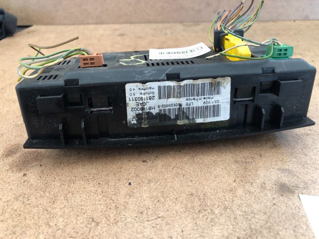 bontott CITROËN C4 Fűtéskapcsoló (digit klímás)