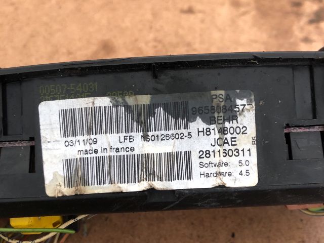 bontott CITROËN C4 Fűtéskapcsoló (digit klímás)