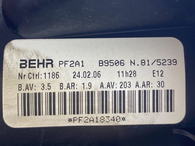 bontott CITROËN C4 Fűtőmotor (Klímás)